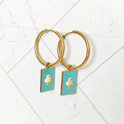 Lucky Loop Earrings WEM Support (www.WEM.support)