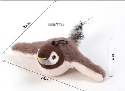 Winged Bird & Fish Sound Plush Toy WEM Support (www.WEM.support)