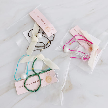 Genuine Pearl Color Dream Bracelet Set Of 2 WEM Support (www.WEM.support)