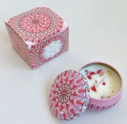 Dried Flower Fragrance Candle Flower Fragrance Incense Candle WEM Support (www.WEM.support)