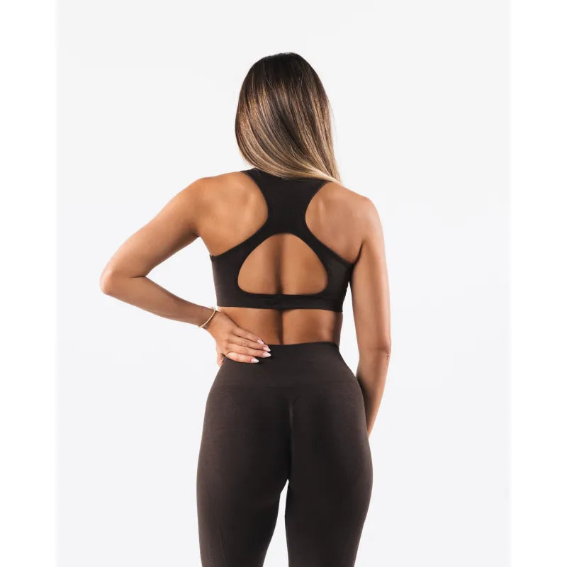 Yoga Hollow-out Sports Bra and Pants Set WEM Support (www.WEM.support)