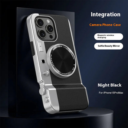 Bluetooth Camera Magnetic Mirror Phone Case WEM Support (www.WEM.support)
