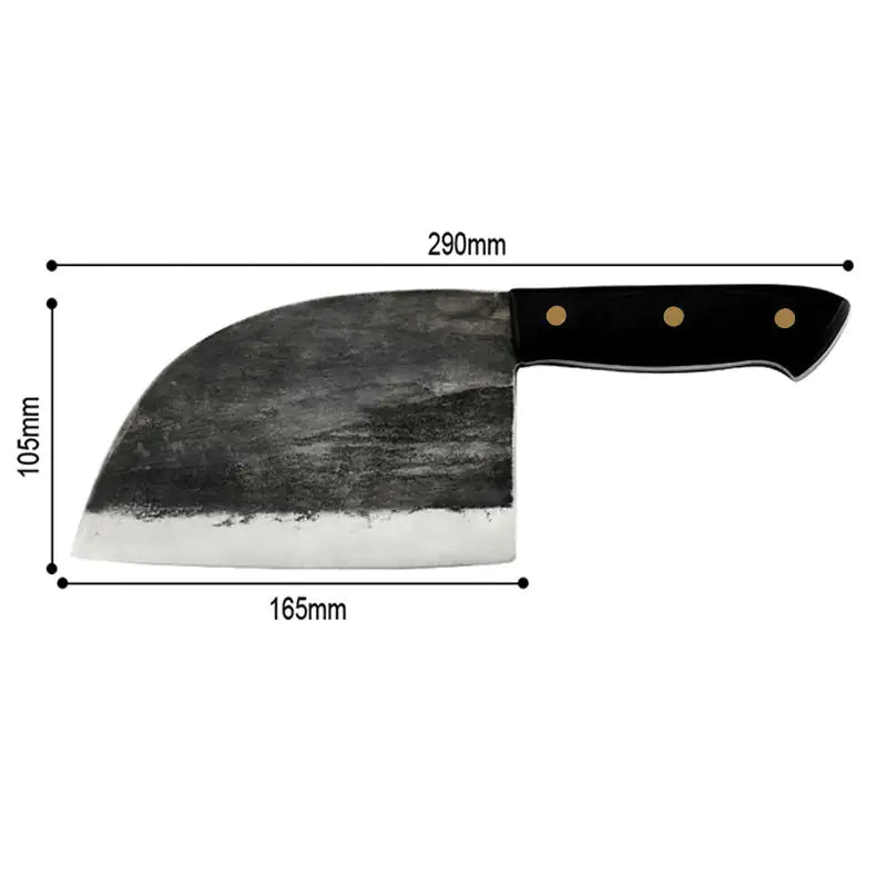 Stainless Steel Meat Cleaver Chef's Knife Cleaver WEM Support (www.WEM.support)