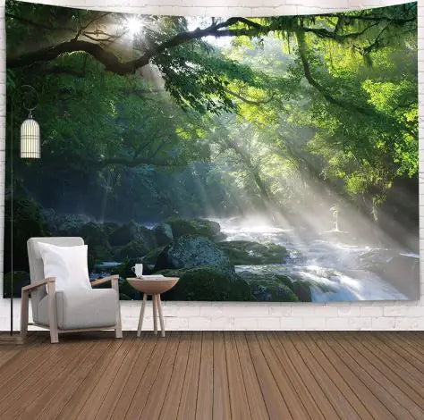 Natural Scenery Printed Hanging Cloth Decoration WEM Support (www.WEM.support)