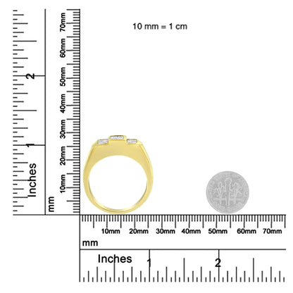 14KT Yellow Gold Diamond Ring (1 5/8 cttw, H-I Color, I1-I2 Clarity) WEM Support (www.WEM.support)
