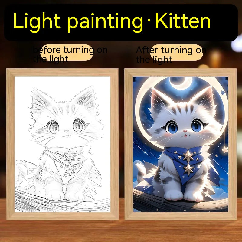 Glowing Pet Decorative Paintings WEM Support (www.WEM.support)