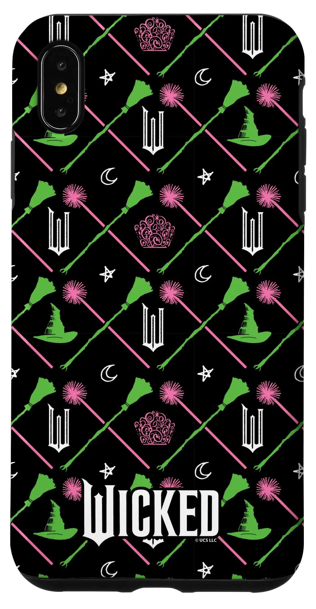 iPhone 14 Plus Wicked Broomsticks & Wands All Over Print Case
