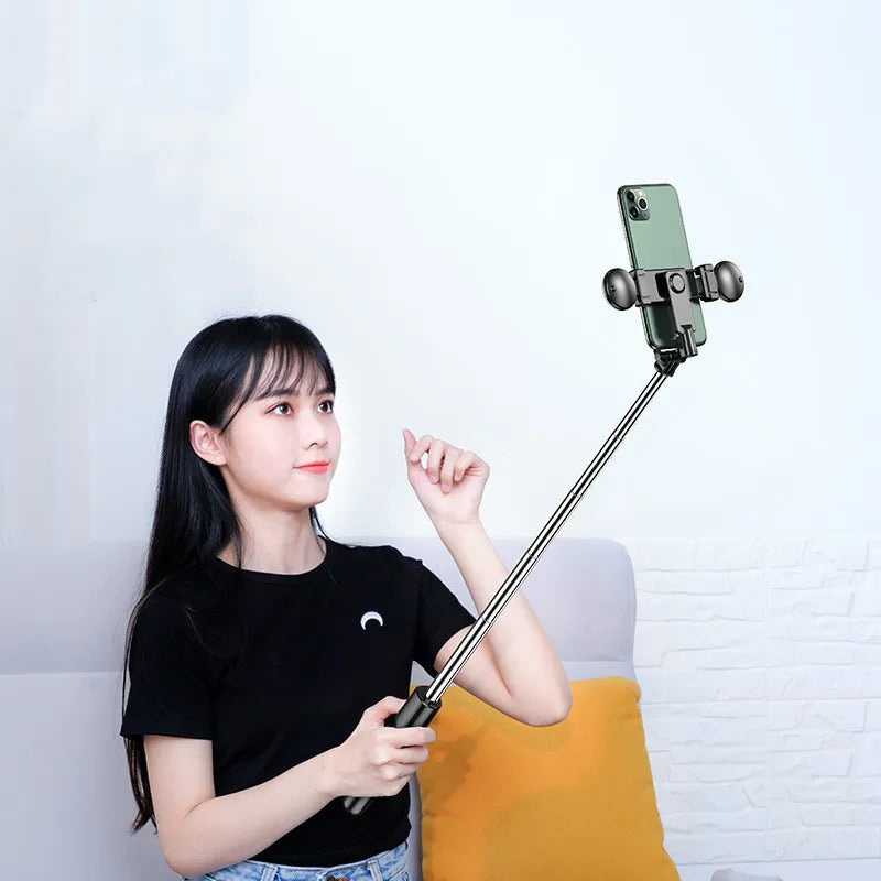 Mobile Phone Selfie Stick With Light WEM Support (www.WEM.support)