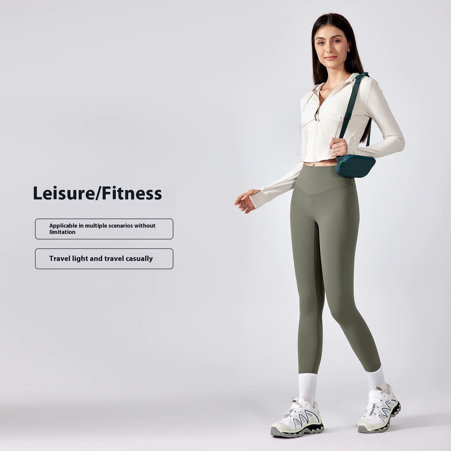 High-Waisted Yoga Pants WEM Support (www.WEM.support)