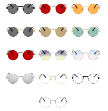 Vintage Round Sunglasses WEM Support (www.WEM.support)