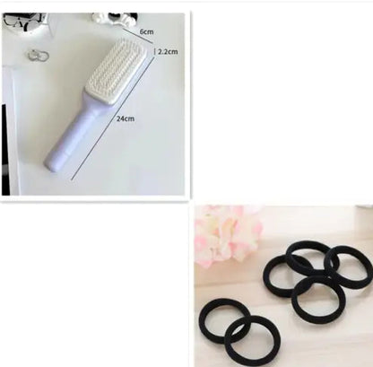 4-in-1 Self-Cleaning Hair Brush WEM Support (www.WEM.support)