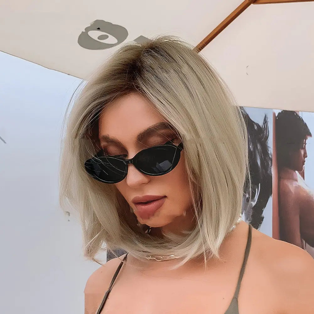 Fashion Split Golden Hair Tail Wig for Women HejK.com Marketplace LLC