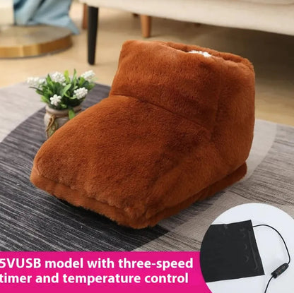 Electric Rabbit Fur Foot Warmer WEM Support (www.WEM.support)