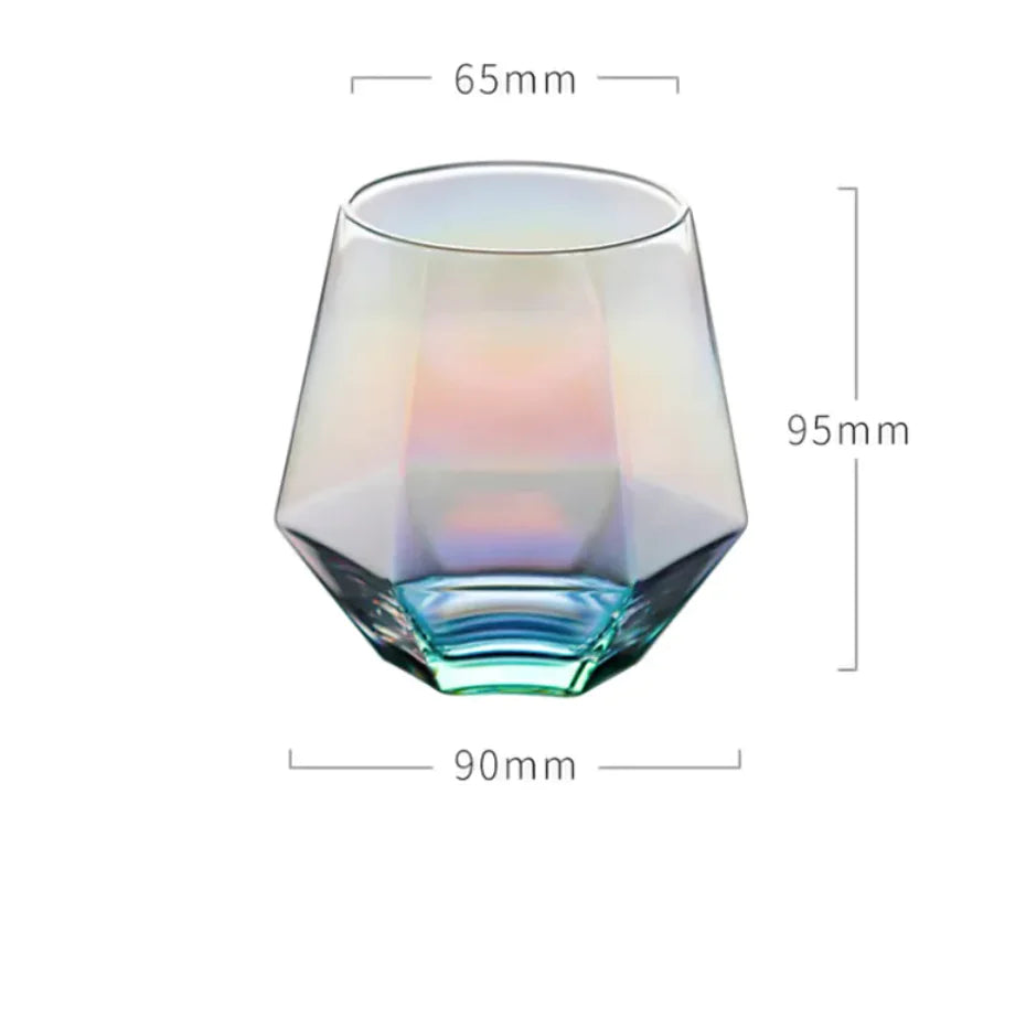 Six-Row Glass Cold Water Bottle