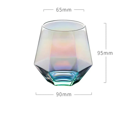 Six-Row Glass Cold Water Bottle