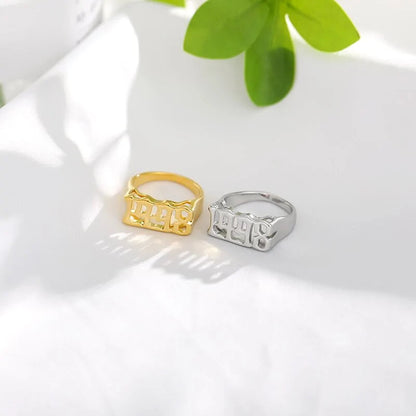 Stainless Steel Ring Year WEM Support (www.WEM.support)