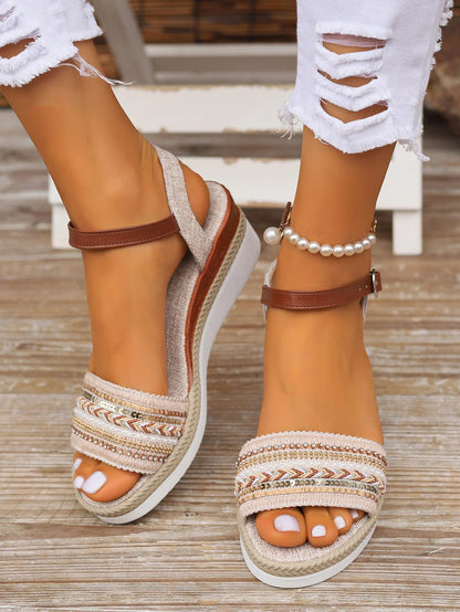 Hemp Edge Platform Sandals WEM Support (www.WEM.support)