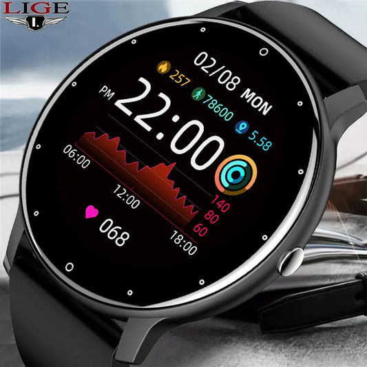 New Smart Watch Men Full Touch Screen Sport Fitness Watch WEM Support (www.WEM.support)