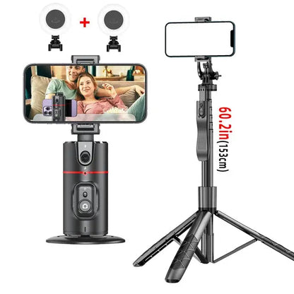 Auto Face Tracking Tripod with Stabilizer WEM Support (www.WEM.support)