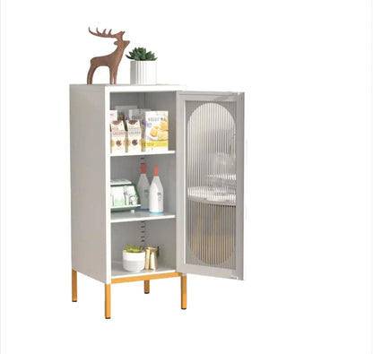 Fluted Glass Cabinet WEM Support (www.WEM.support)