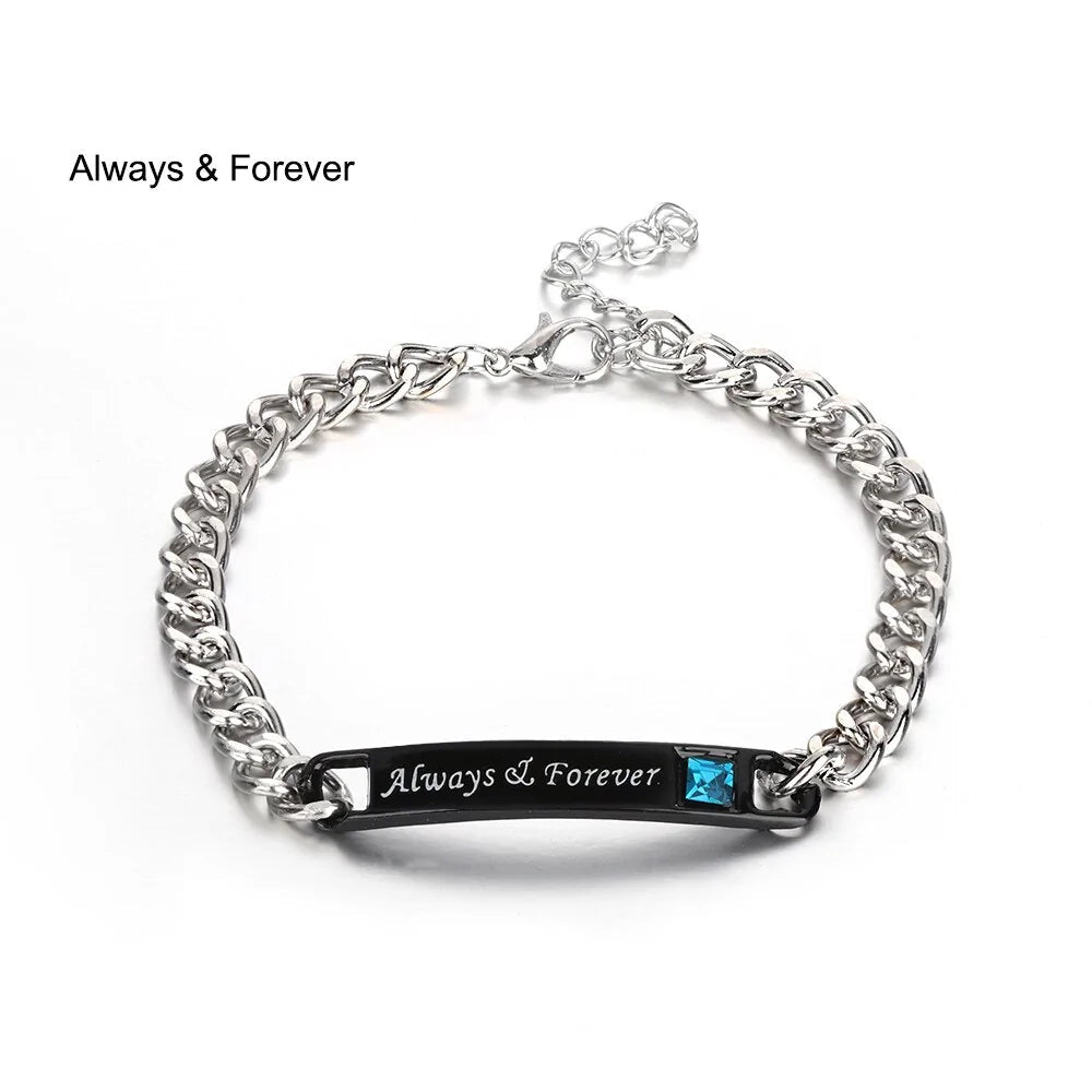 Trendy Lovely Couple Bracelets WEM Support (www.WEM.support)