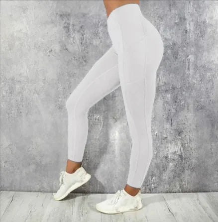 High-Waist Sports Yoga Leggings WEM Support (www.WEM.support)
