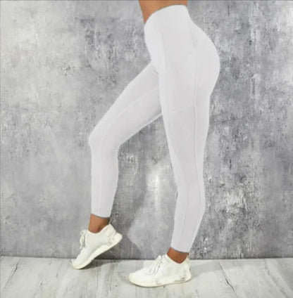 High-Waist Sports Yoga Leggings WEM Support (www.WEM.support)