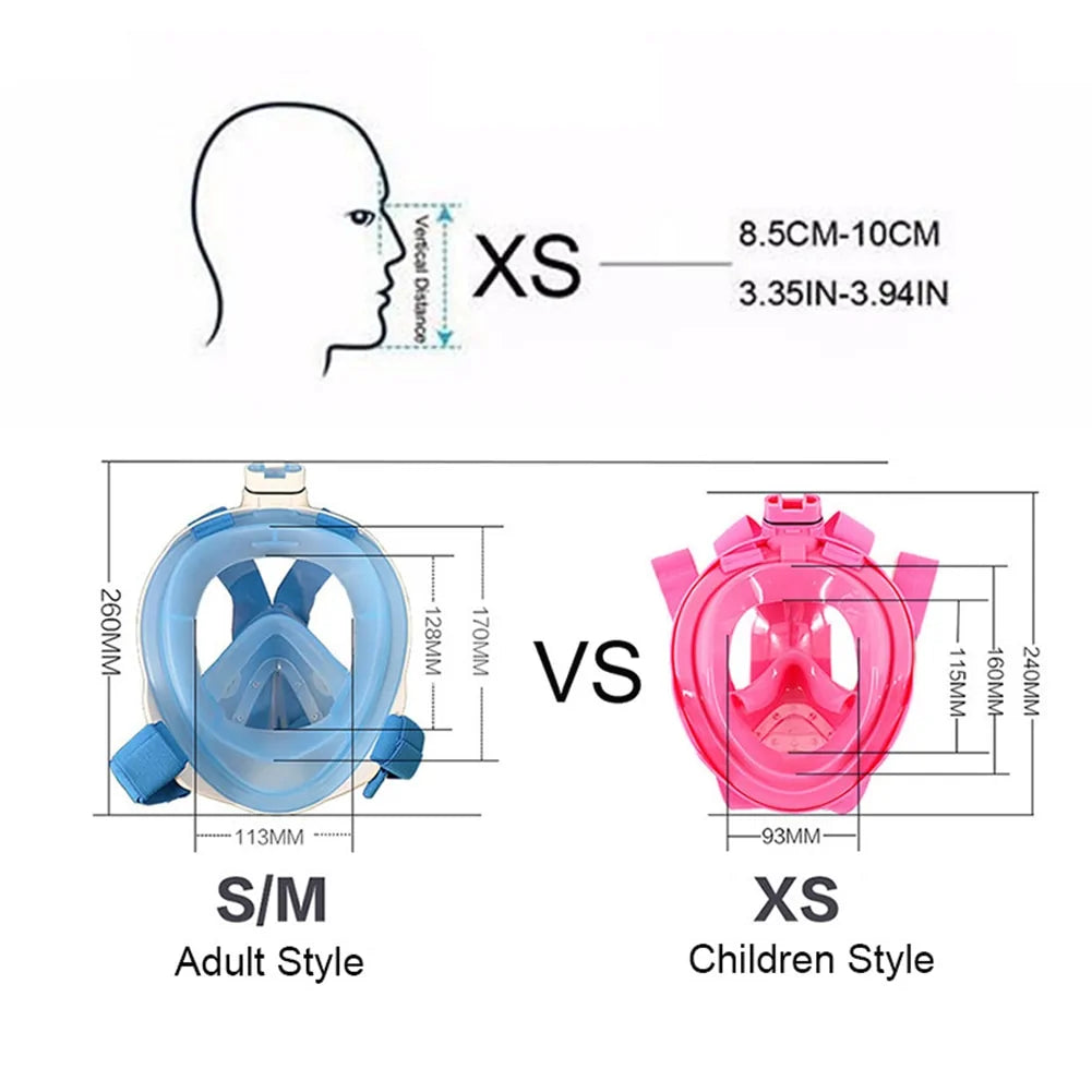 Vollgesichts-Schnorchelmaske WEM Support (www.WEM.support)