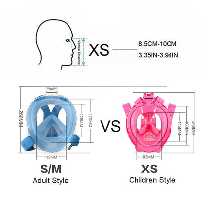 Vollgesichts-Schnorchelmaske WEM Support (www.WEM.support)