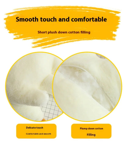 White Geese Plush Toy WEM Support (www.WEM.support)