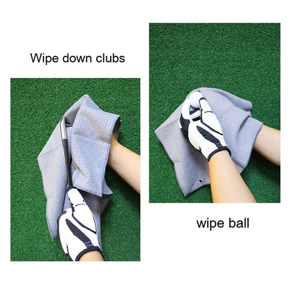 Waffle Golf Ball Cleaning Towel HejK.com Marketplace LLC