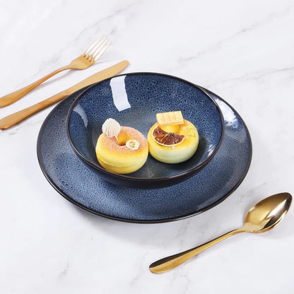 Steak Plate Creative Western Food Plate Vegetable Plate Set Of 6 For Cereal, Salad, Pasta, Soup, Dessert, Serving Dishwasher, Microwave And Oven WEM Support (www.WEM.support)