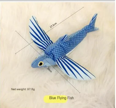 Winged Bird & Fish Sound Plush Toy WEM Support (www.WEM.support)