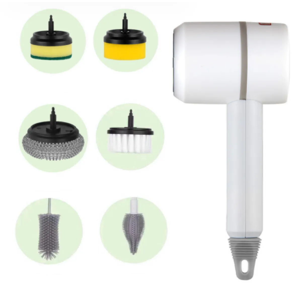 Electric Cleaning Brush Multifunctional Scouring Pad WEM Support (www.WEM.support)