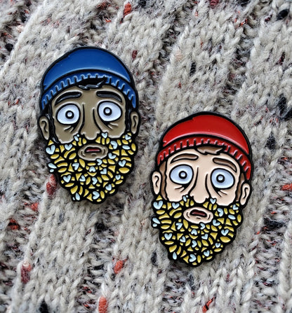 Beard o' Bees Pin WEM Support (www.WEM.support)