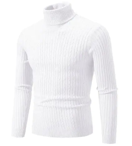 Men's Turtleneck Knitted Sweater WEM Support (www.WEM.support)