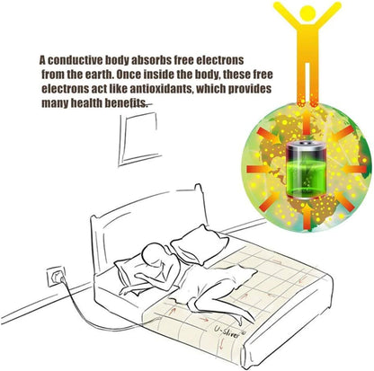 Grounding Silver Cotton Bed Sheet