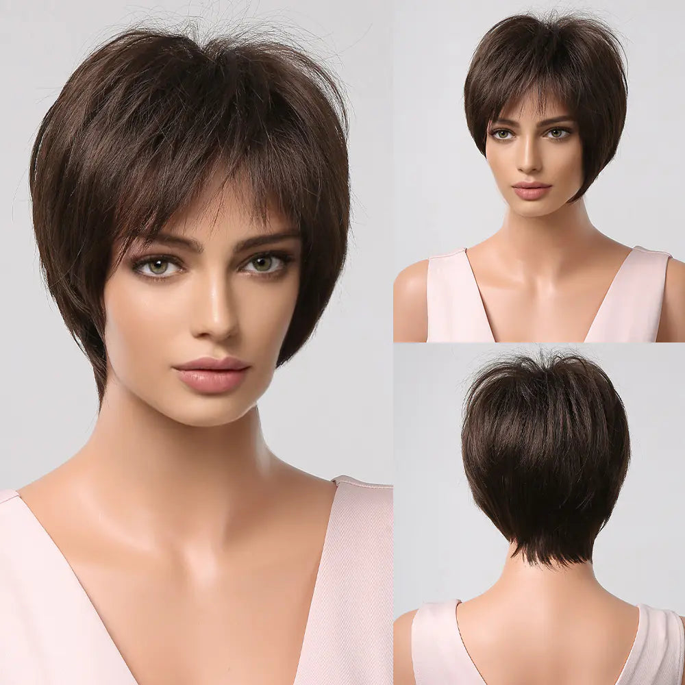 Estilo Natural Corto: Peluca para Mujer HejK.com Marketplace LLC
