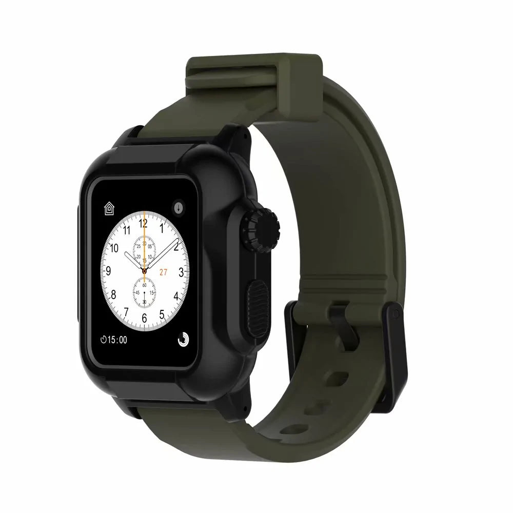 Waterproof Box Case Strap For Apple Watch WEM Support (www.WEM.support)