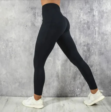 High-Waist Sports Yoga Leggings WEM Support (www.WEM.support)