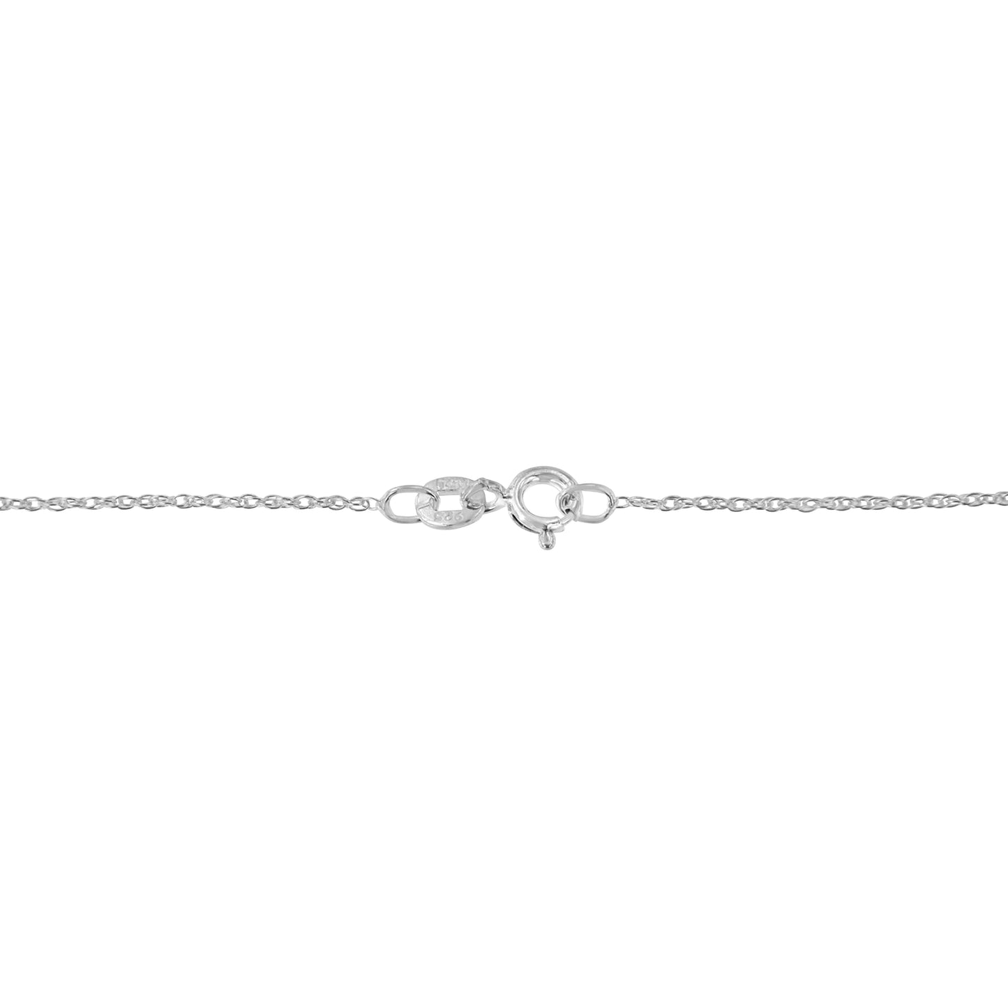 Colar com Pingente de Amor e Diamantes em Ouro Branco e Rosa 14KT (J-K, SI2-I1) WEM Support (www.WEM.support)