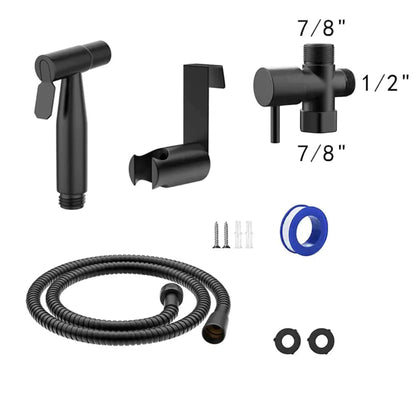 304 Stainless Steel Toilet Spray Gun Set WEM Support (www.WEM.support)