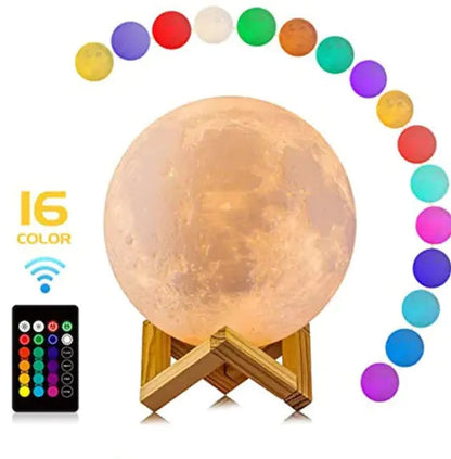 3D Moon Table Lamp WEM Support (www.WEM.support)
