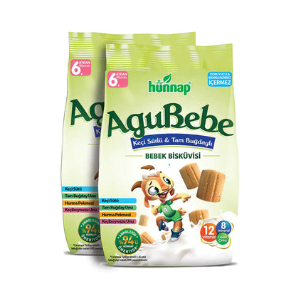 Hünnap Agubebe - Whole Wheat Goat Milk Baby Biscuit 400 gr WEM Support (www.WEM.support)
