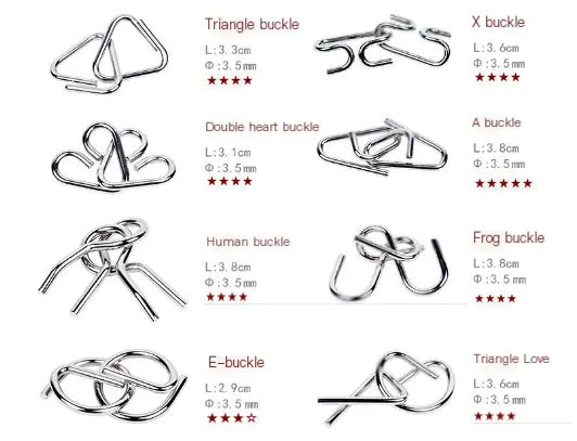 Quebra-Cabeça dos Nove Anéis Intelectuais