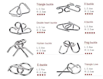 Quebra-Cabeça dos Nove Anéis Intelectuais