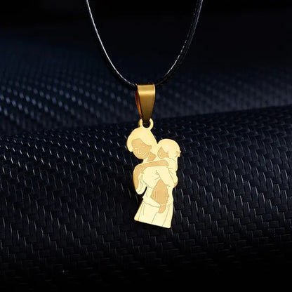 Mama Letter Pendant Necklace WEM Support (www.WEM.support)