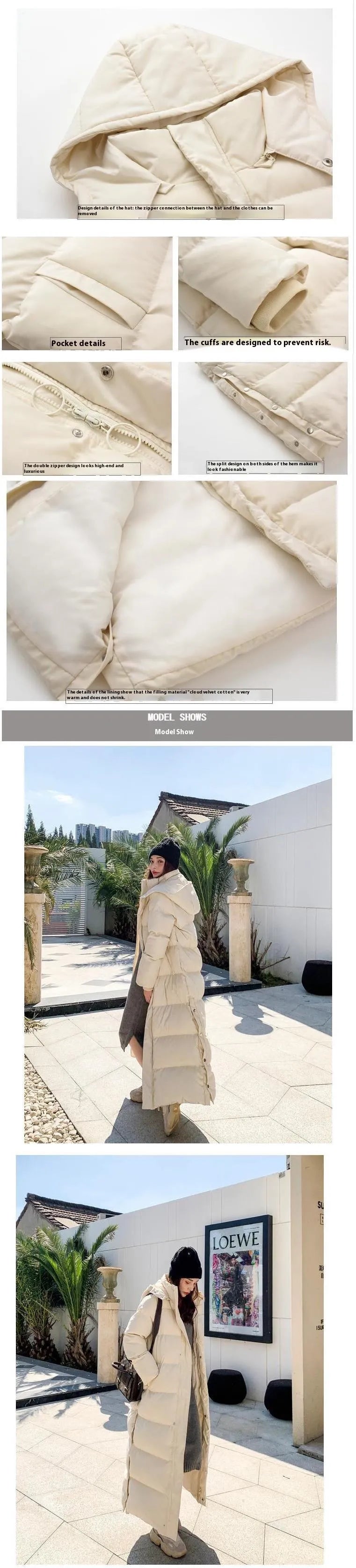 Quilted Hooded Puffer Coat WEM Support (www.WEM.support)