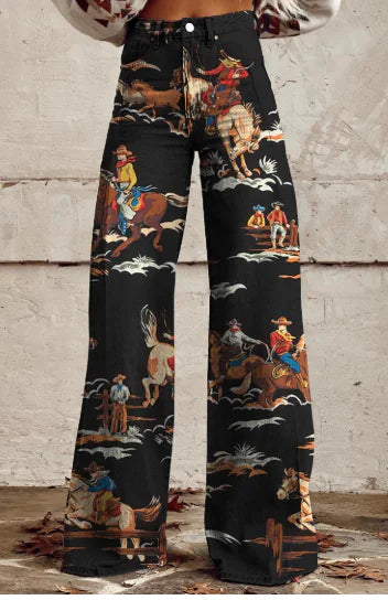 Aurelia Retro Flared Pants para Mujer HejK.com Marketplace LLC