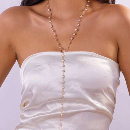 Color Artificial Crystal Necklace HejK.com